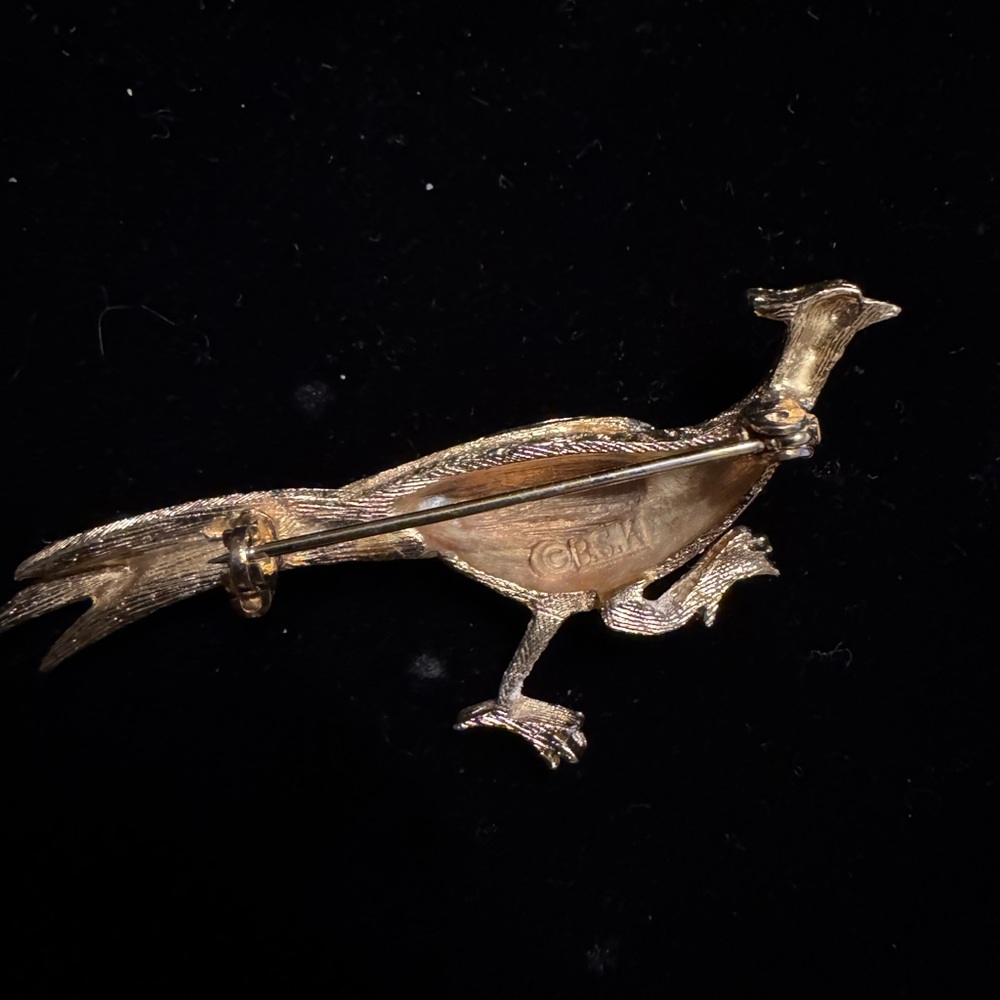 Vintage Pheasant Brooch - Picture 5 of 6